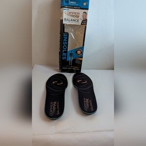Orthotic Insoles Copper Fit  BALANCE  Pain Reduced 1 Pair Small M 6.5-8 W 7.5-9